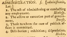 snapshot image of ADMINISTRATION. (1756)