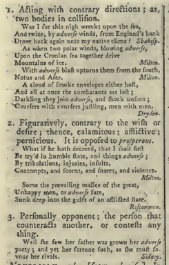 snapshot image of ADVERSE. – (1785)