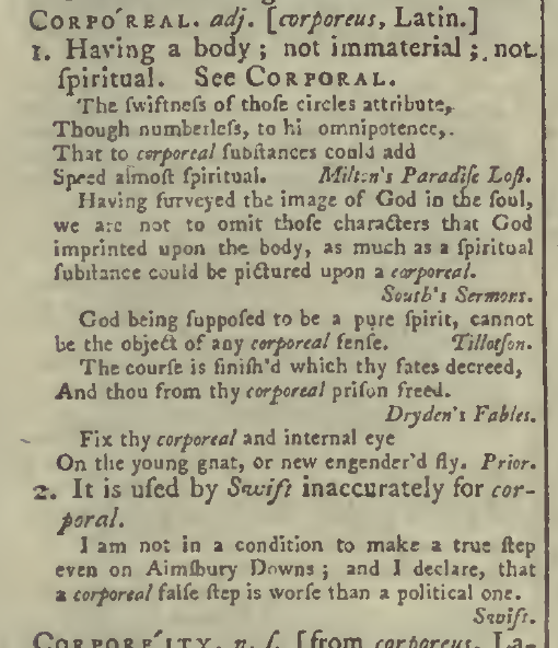 snapshot image of CORPOREAL. (1785)
