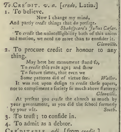 snapshot image of To CREDIT. (1785)