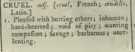 snapshot image of CRUEL. (1785)