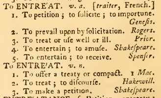 snapshot image of To ENTREAT.  (1756)