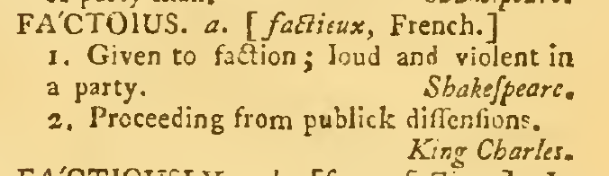 snapshot image of Factious.  (1756)