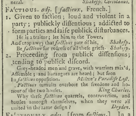 snapshot image of FACTIOUS.  (1785)