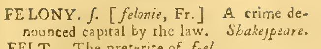 snapshot image of FELONY.  (1756)