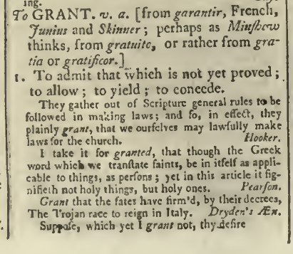 snapshot image of GRANT.  (1785) 1 of 2