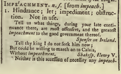 snapshot image of IMPEACHMENT.  (1785)