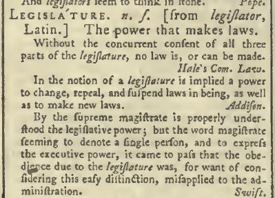 snapshot image of LEGISLATURE. (1785)