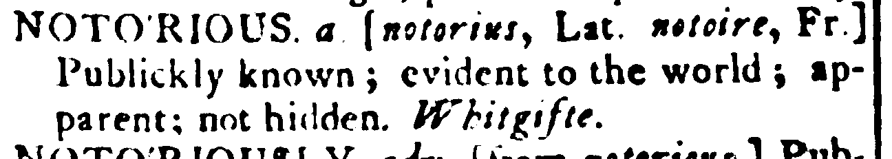 snapshot image of NORORIOUS.  (1768)