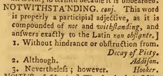 snapshot image of NOTWITHSTANDING.  (1756)
