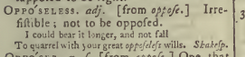 snapshot image of OPPOSELESS.  (1785)