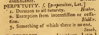 snapshot image of PERPETUITY.  (1756)