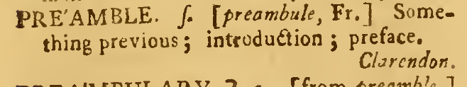 snapshot image of PREAMBLE.  (1756)