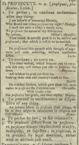 snapshot image of To PROSECUTE.  (1785)
