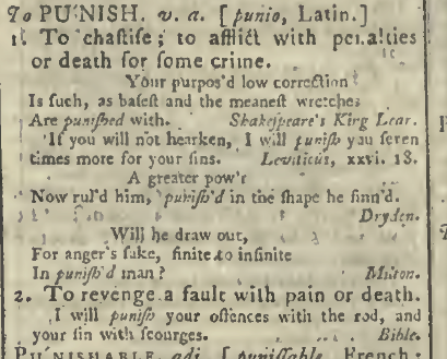 snapshot image of To PUNISH.  (1785)