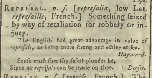 snapshot image of REPRISAL.  (1785)