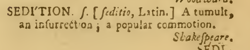 snapshot image of SEDITION.  (1756)
