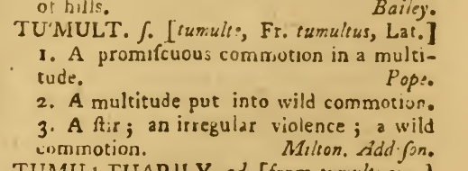 snapshot image of Tumult.  (1756)