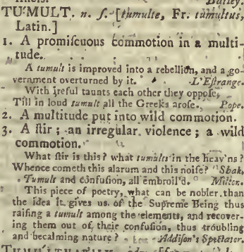 snapshot image of TUMULT.  (1785)