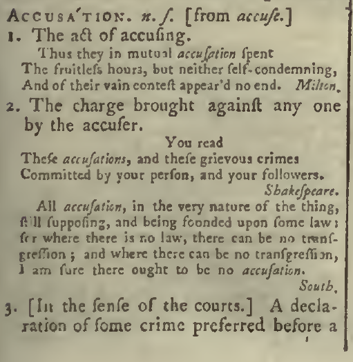 snapshot image of ACCUSATION (1785) 1 of 2