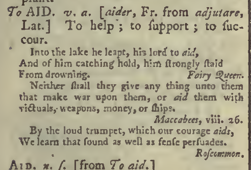 snapshot image of To AID   (1785)