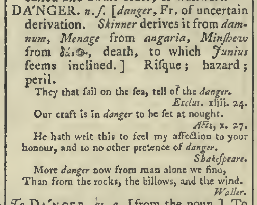 snapshot image of DANGER (1785)