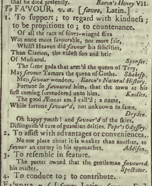 snapshot image of TO FAVOUR (1785)