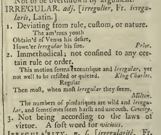 snapshot image of IRREGULAR (1756)