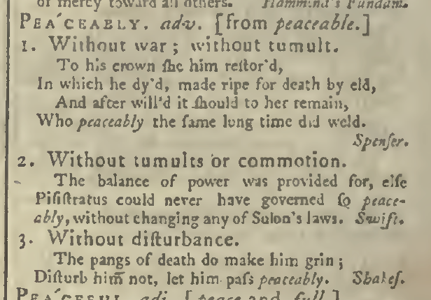 snapshot image of PEACEABLY (1785)