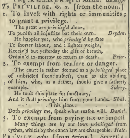 snapshot image of PRIVILEGE  (1785)
