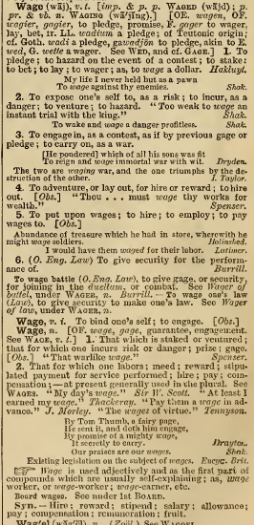 snapshot image of Wage (1898)