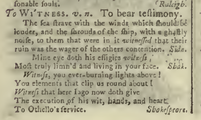 snapshot image of To WITNESS (1785)